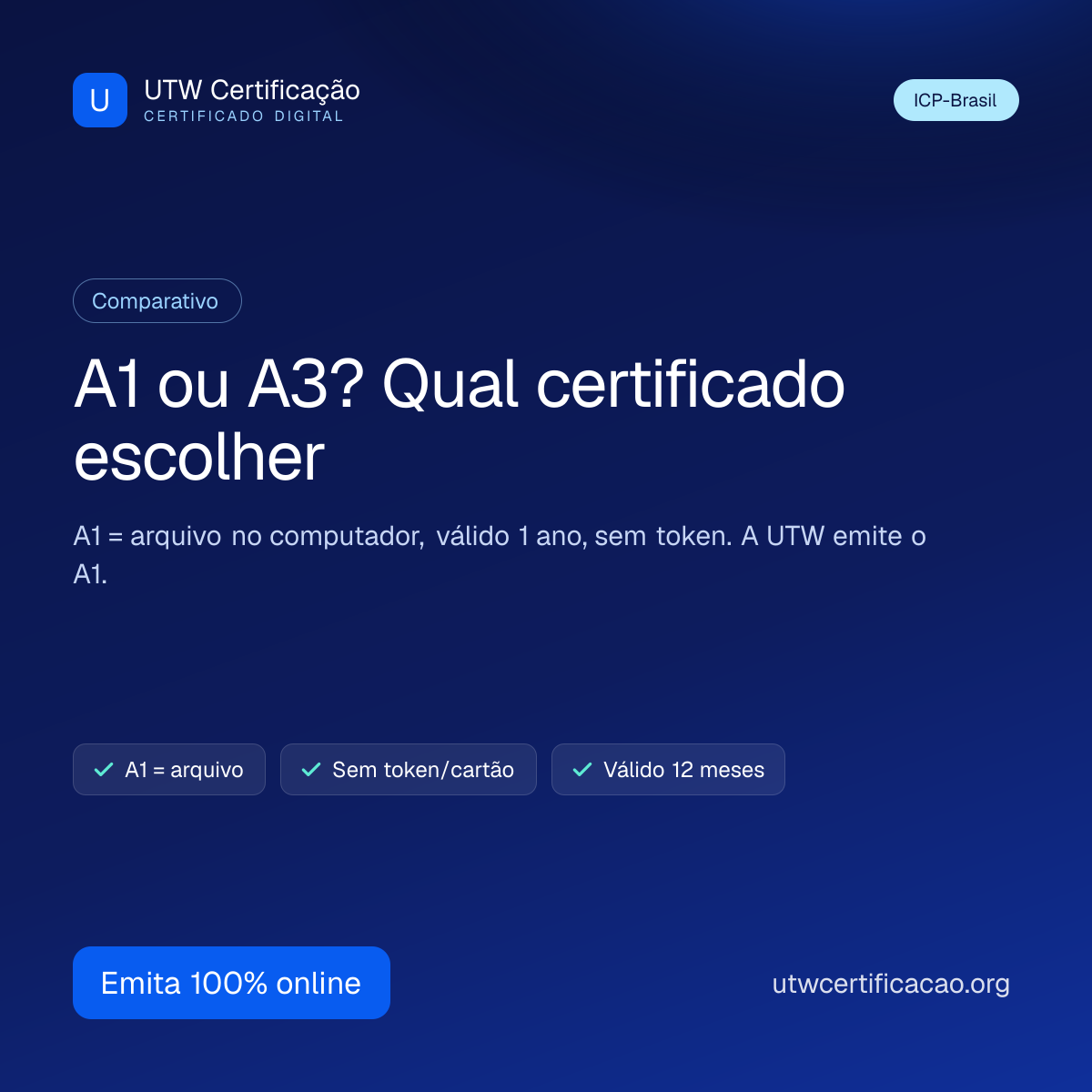 A1 ou A3? Qual certificado digital escolher
